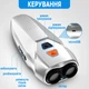 Відлякувач собак A-Plus Ultrasonic Dog Repeller 800mAh з ліхтариком, USB Silver - зображення 5