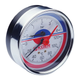 Термо-манометр аксіальний KOER KM.812A (0-4 bar), D 80мм, 1/4''-1/2'' (KR0221) – точне вимірювання (KR0221) - зображення 1