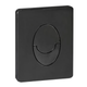 Панель змиву KOER KT-0606-05 157x198x3mm пластикова, кнопка закруглена (колір чорний матовий) (KR5343) - изображение 1