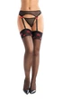 Панчохи під пояс Softline Stockings 5518 Чорні 4 - зображення 3