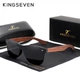 Мужские поляризационные солнцезащитные очки KINGSEVEN W5504 Black - изображение 1