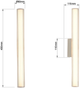 Kinkiet Light Prestige Linea LP-0510/1W-45 WH - obraz 3