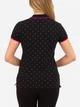 Поло женское U.S. Polo Assn Dot Print Black 215128-ZH00A XS Черное (4826241296629) - изображение 2