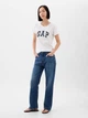 Футболка хлопковая женская GAP Logo 254770099 S Белая (4826241296642) - изображение 3