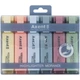 Маркер Axent Highlighter 2537-60-A, 1-5 мм, клиноподібний, набір, morandi - изображение 2