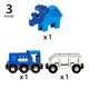 Zestaw zabawkowy Ravensburger Brio Dino Pociąg specjalny 36111 (7312350361117) - obraz 6