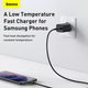Сетевое зарядное устройство 25W Baseus Super Si Quick Charger Быстрая зарядка 1C QC3.0+PD3.0 Type-C 3A + кабель Baseus Type-C to Type-C 3A 1м TZCCSUP-L01 Black - изображение 6