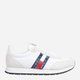 Buty sportowe męskie Tommy Jeans thiem0em01351ybr 41 Białe (8720646024667) - obraz 1
