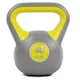 Гиря LiveUp PLASTIC KETTEL BELL 4 кг Grey/Yellow - изображение 1