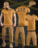 Тактический летний комплект 3 в 1 Штаны-шорты, футболка, бейсболка Tactical Series Coyote S - изображение 1