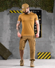 Тактический летний комплект 3 в 1 Штаны-шорты, футболка, бейсболка Tactical Series Coyote S - изображение 2