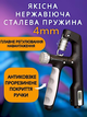 Кистевой эспандер для пальцев рук кисти предплечья пружинный от 10 до 100 кг прямой черный Art Planet со счетчиком пружинные эспандеры кистевые 100кг + резиновый тренажер для руки запястья пальцев в подарок - Refurbished - изображение 7