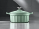 Гусятниця Buydeem чавунна емальована Cozy Greenish 2.9 л (6950386606751) - зображення 6