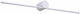 Настінний світильник Light Prestige Modern Slim LP-777/1W L WH - зображення 1
