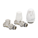 Комплект для подключения радиатора KOER SET-15 - 1/2"x3/4" (прямой) с термоголовкой НН (KR3180) - изображение 1
