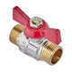 Кран шаровой Waterpro WP608-15MMW - 1/2" ГШБ (стальная бабочка) (WP3296) - изображение 1