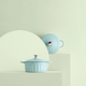 Гусятниця Buydeem чавунна емальована White Blue 2.9 л (6950386606768) - зображення 6