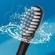 Портативная электрическая зубная щетка с 4 насадками Sonic Toothbrush, беспроводная электрощетка для чистки зубов на аккумуляторе Черная X-3-Black - изображение 6