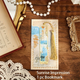 Винтажная закладка из металла с рисунком. Оригинальная закладка для книг - изображение 1