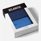 Набор трусов шортов мужских хлопковых Atlantic 2MBX-025 L 2 шт Синий/Голубой (5903351396530) - изображение 4