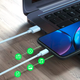 Кабель Xiaomi USB на Type-C Mi Супершвидка зарядка Mi Turbo Charge 120W 90W 67W 33W для Xiaomi Redmi Poco 1,5м Білий - зображення 15