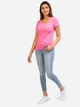 Футболка бавовняна жіноча U.S. Polo Assn 212201-PO00A (PINK SANGRIA) S Рожева (786660288193) - зображення 3