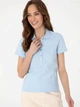 Поло женское Pierre Cardin G022SZ011-000-2171046(mavi) L Голубое (8683859090655) - изображение 4