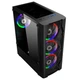 Корпус 1stPlayer D4-BK-R1 Color LED Black без БП - изображение 2