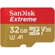 Карта пам'яті Sandisk microSDHC (UHS-1 U3) Extreme Action A1 32Gb class 10 V30 (R100MB/s, 667x) (adapter SD) (SDSQXAF-032G-GN6MA) - зображення 2