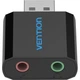 Звуковая карта Vention USB Audio USB - 2х3,5 мм jack Metal (VAB-S17-B) - изображение 2