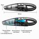 Автомобільний пилосос акумуляторний FH-558 (120 Вт, 1500 мАг, сухе та вологе прибирання) - зображення 2
