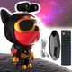 Детский ночник-проектор ночного неба EP "Nebula Dog" лазерный светильник-ночник в форме собаки астронавта с пультом ДУ и таймером - изображение 3
