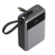 Повербанк ACEFAST M21, PD65W, with сable Type-C, 20000mAh, Black - зображення 3