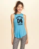 Женская майка Hollister HC2941W S Голубой - изображение 1