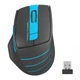 Мышь беспроводная A4Tech FG30 Black/Blue USB - изображение 6