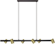 Підвісний світильник Light Prestige Snow 6xGU10 Black/Gold (LP-731/6L GD) - зображення 1