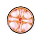 Ролик для пресса LiveUp EXERCISE WHEEL Ø17 см Black/Orange - изображение 4
