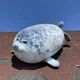 Мягкая плюшевая игрушка сплюшка обнимашка тюлень 40 см подушка морской котик серо-голубой (9115) - изображение 2