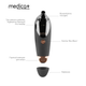 Вакуумний очищувач шкіри та пір Medica+ SKINCLEANER 9.0 BL - зображення 14