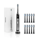 Ультразвукова зубна щітка Medica+ PROBRUSH 9.0 black + насадки (10 шт) - изображение 1