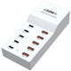Багатопортовий мережевий зарядний пристрій Addap WLX-T6, мзп на 5 USB + 5 USB-C портів, 50W - зображення 1