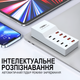 Багатопортовий зарядний пристрій Addap WLXT6, МЗП на 10 портів 5×USB-A + 5×USB-C, 50W - зображення 4
