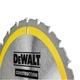 Диск пиляльний DeWALT CONSTRUCTION, розмір 216 х 30 мм, кількість зубів 24, геометрія зуба ATB, кут заточування -5 градусів - зображення 3