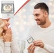 Футляр Коробочка Сюрприз для обручального кольца кольца предложения руки и сердца 2 в 1 - Тортик переворачивается на кольцо Подарочная для помолвки - изображение 4