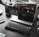 Бездротова механічна клавіатура ATTACK SHARK X66 (60% ANSI Layout), Hot-Swap, WIRED+2.4G+BT5.0, Moonlit Night - изображение 10