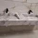 Двойной умывальник из керамогранита, двойная раковина из камня, умывальники из керамогранита - изображение 2