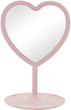 Дзеркало косметичне Innogio GIOperfect Рожеве серце GIO-758HEART (5904405021583) - зображення 1