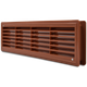 Вентиляционная решетка дверная пластиковая коричневая AirRoxy 115x430 calvados 02-131 - изображение 1