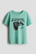 Футболка зелена E-Zone H&M 158-164см (400011308) - зображення 1