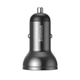 АЗП Baseus Digital Display Dual USB 4.8A Car Charger 24W tarnish - зображення 1
